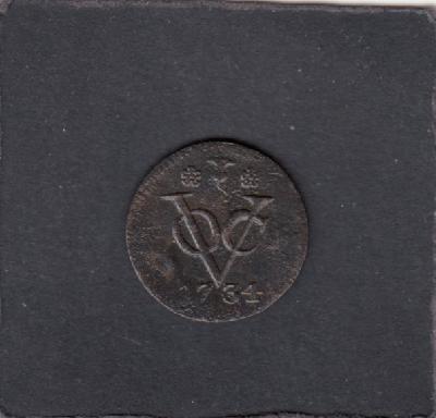 Beschrijving: Duit V.O.C. West Friesland S215